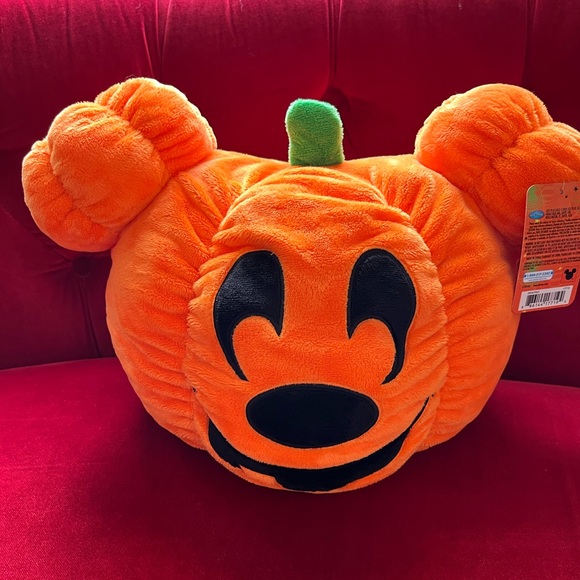 Disney Mickey Mouse Halloween Spooktacular Pumpkin 12” Plush NWT - Picture 2 of 11